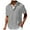 Grey, variant on Mens Golf Shirts Cuban Guayabera Short Sleeve Button Down Beach Mens Summer Clothing,Grey,M