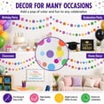thumbnail image 5 of 5-pack Colorful Paper Garland, 65.6ft Round Confetti Paper Banner, Party Decorations for Birthday Wedding Classroom, 5 of 7