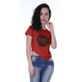 thumbnail image 5 of Moomaya Womens Sequin Patch Top Sassy Asymmetrical One Shoulder Tshirt Casual Crop Top, 5 of 8
