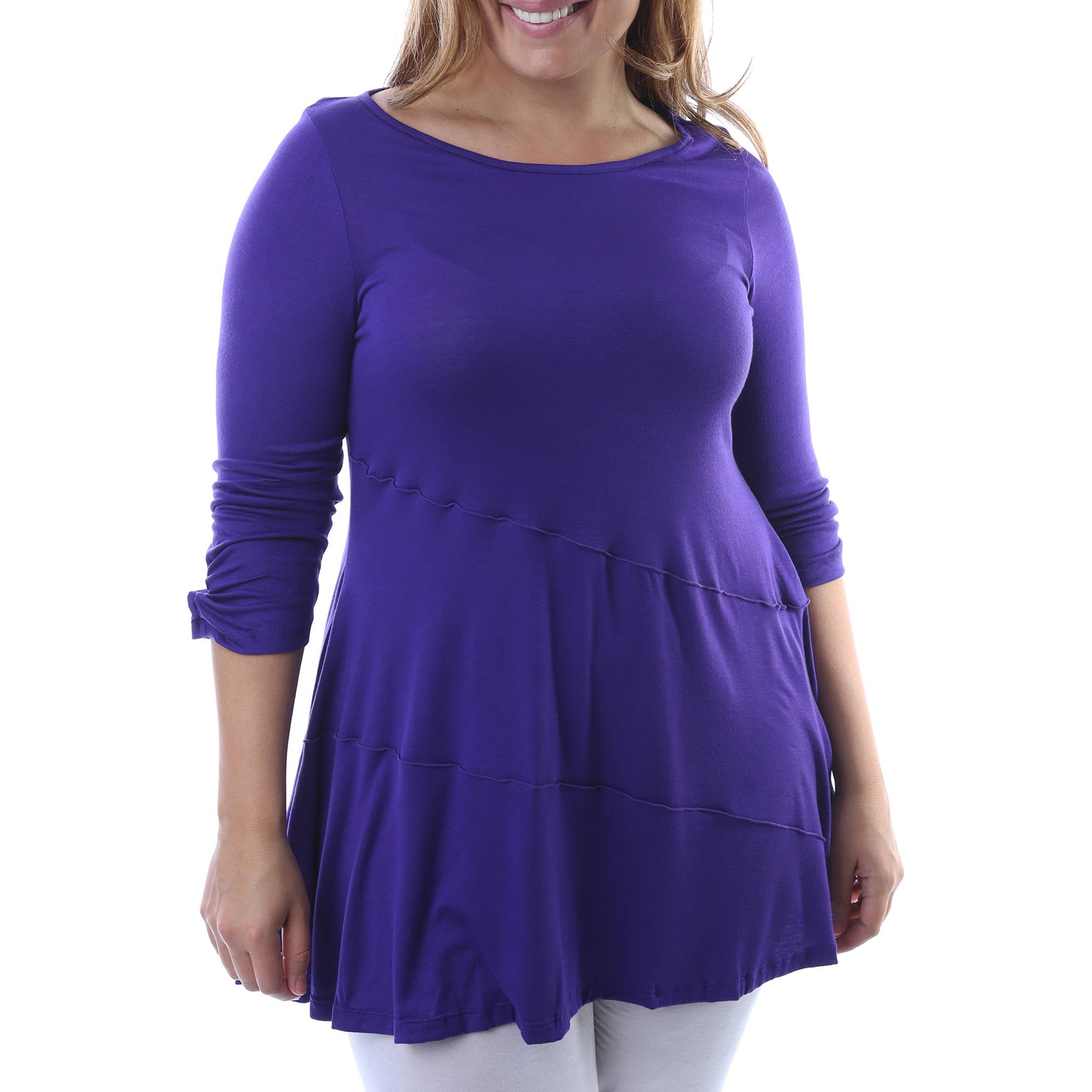 walmart tunic tops plus size