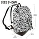 thumbnail image 2 of Balery Black White Halloween Mochila de Cuero para Mujeres, Gran Capacidad, Bolsa de Viaje Multifuncional, Mochila de Cuero y Bolsa de Hombro para Mujeres, 2 of 4