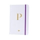 thumbnail image 1 of Libreta de Notas con Iniciales LuckyLy, Notebook Pasta Dura de Piel Vegana, Letras A-Z dorado 152 páginas, 1 of 6