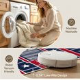 thumbnail image 5 of ODIKA Front Vintage Door Patriotic Motif Featuring Alternating Stripes Non-Slip Chair-Friendly for Dining Room, Basement, Large Office, 5 of 7