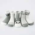 thumbnail image 4 of Non- Toddler Socks with Grips 5 Pairs Kids Anti Sticky Socks for 6-12 Months 1-10 Years Kids Toddler Slipper Socks, 4 of 7