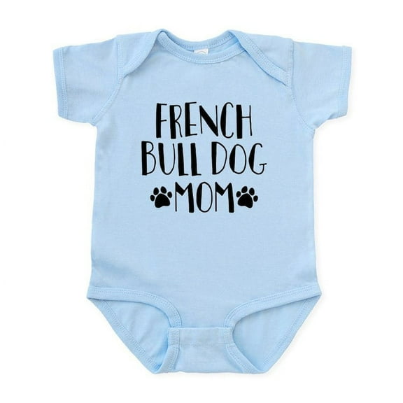 CafePress - French Bulldog Mom Baby Light Bodysuit - Baby Light Bodysuit, Size Newborn - 24 Months