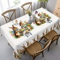 thumbnail image 1 of shyuyusa 39.4x59.1 Inch Easter Egg Pattern Tablecloth Festive Dustproof Cover for Home Dining Table and Holiday Decoration, 1 of 6