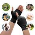 thumbnail image 5 of Unique Bargains 1 Pair Durable Sunprotection Manicure Gloves Black, 5 of 6