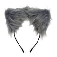 thumbnail image 3 of THOPBPRK Plush Animal Ear Headband for Halloween Costume Party, Furry Cat Hair Accessory for Cosplay, Cute Ear Headpiece for Holiday Festivals and Events, 1Pack Yellow, 3 of 3