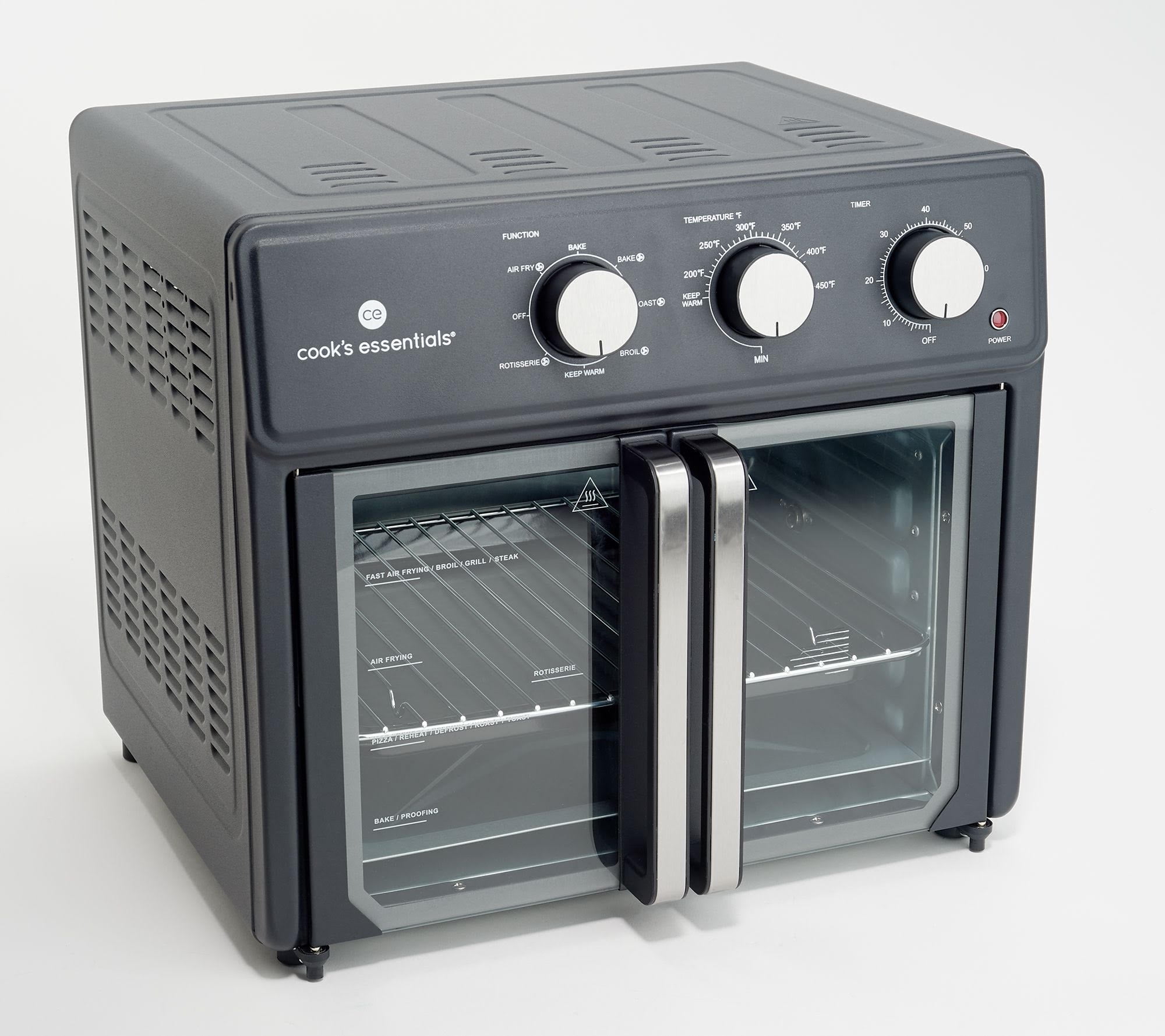 Cook's Essentials 25L French Door Air Fryer Oven with Rotisserie