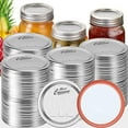 thumbnail image 1 of Canning Lids 100 PCS, 70MM 86MM Split-Type Canning Lids, Regular Canning Jar Lids, Rust-Proof Jar Lids Bulk, Food Grade Material, Perfect for Food Storage, 1 of 6