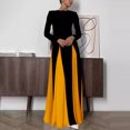 thumbnail image 1 of WILLBEST Vestidos Floreados Para Mujer 2025 Vestido Belleza Ajustado De Manga Larga Con Cuello Redondo Y Tirantes Anchos, 1 of 3