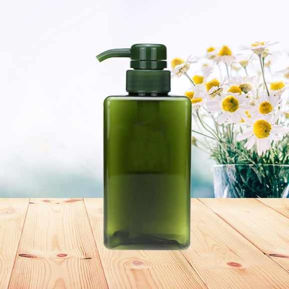 WESIEVYA Lotion Dispenser Bottle for Liquid Soap and Makeup Lotion Large Capacity Green