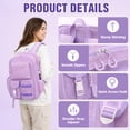 thumbnail image 6 of Soda Candy Heavy Duty Mesh Backpack See Through School Bookbag for School Swim Beach Travel, 6 of 7