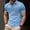 Light Blue, variant on Afuyipoi Graphic Polo Shirts for Men, Breathbale Soft Summer Tops Short Sleeve Golf Shirts Army Green