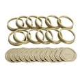 thumbnail image 3 of Superb Wide Mouth Canning Lids and Rings (12 Count) Mason Jar Metal Lids and Bands for Home Canning and Food Preservation, 3 of 14
