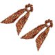 thumbnail image 3 of 2Pcs Halloween Pumpkin Hair Scrunchies Hair Tie Headband Headdress for Women, 3 of 3
