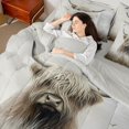 thumbnail image 4 of Castle Fairy Highland Bull Twin Bedding Sets,Western Animal Bedding Comforter Set, 4 of 8