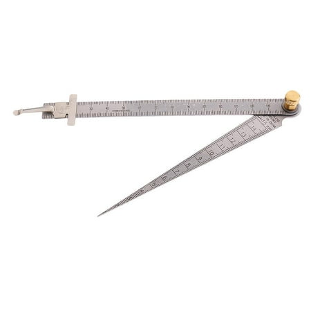 

0-15mm Welding Taper Feeler Depth Ruler Stainless Steel Hole