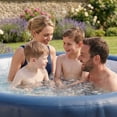 thumbnail image 5 of Wave Atlantic 6-Person Round Inflatable Hot Tub | 130-Jet Massage & Eco Heater | Navy | EnergySave Bundle, 5 of 7