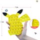 thumbnail image 3 of Paquete de 4 juguetes antiestrés Pop It Pokemon Pikachu, juguetes antiestrés de silicona con burbujas para niños y adultos, 3 of 5