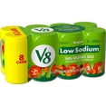 thumbnail image 4 of V8 Low Sodium Original 100% Vegetable Juice, 5.5 fl oz Can, 8 Count, 4 of 14