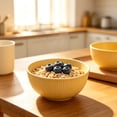 thumbnail image 2 of Yhmxh 25 oz Unbreakable Cereal Bowls, Reusable Plastic Lightweight Bowls, Soup Rice Bowl, Striped Reusable Salad Dessert Bowl, Microwave Safe Tableware for Salads, Soups, Ramen, Noodles, 2 of 6