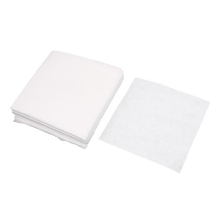 Anti Static Polishing Cloth Unique Bargains300 Pieces White Anti Static Soft Dustless Cleanroom Wipers Wiping Cloth 6 x 6 ()