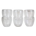 thumbnail image 2 of Verre à Double Paroi Résistant à la Chaleur Ensemble de 6 Tasses à Shot 4oz, 2 of 3