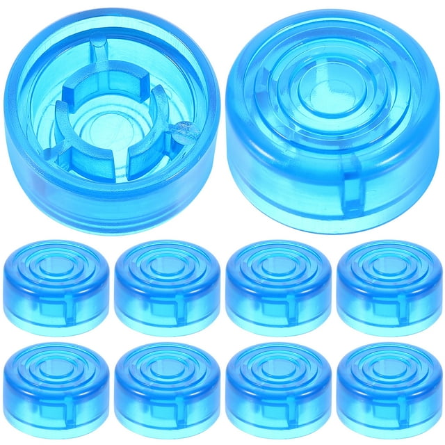 Miangastore 10pcs Guitar Footswitch Topper Protection Caps for Instrument Tools
