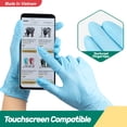 thumbnail image 2 of Guantes desechables de nitrilo Kebada D1 para limpiar alimentos 1000CT, 2 of 6