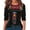 Black, variant on Aayomet Womens Workout Tops Women's Long Sleeve Tops V Neck Button Down T Shirt Casual Loose Cute Tunic, M
