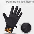 thumbnail image 3 of Guantes cálidos para exteriores de otoño e invierno, para deportes, equitación, resistentes al viento, impermeables, con pantalla táctil, para montañismo y esquí para hombres, 3 of 6
