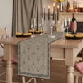 thumbnail image 2 of Table Runners 48 Inches Long Dress Scarves, Beige Boho Farmhouse Kitchen/Dining Table Runner, Short Coffee Tablerunners, Vintage Floral Abstract Art Ethic Tribe 13x48 Inch, 2 of 9