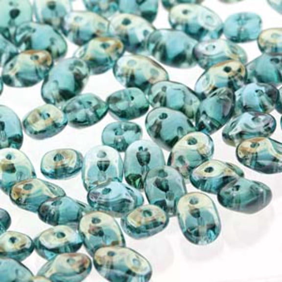 Aqua /Clarit Superduo Beads DU0560020-22901-TB