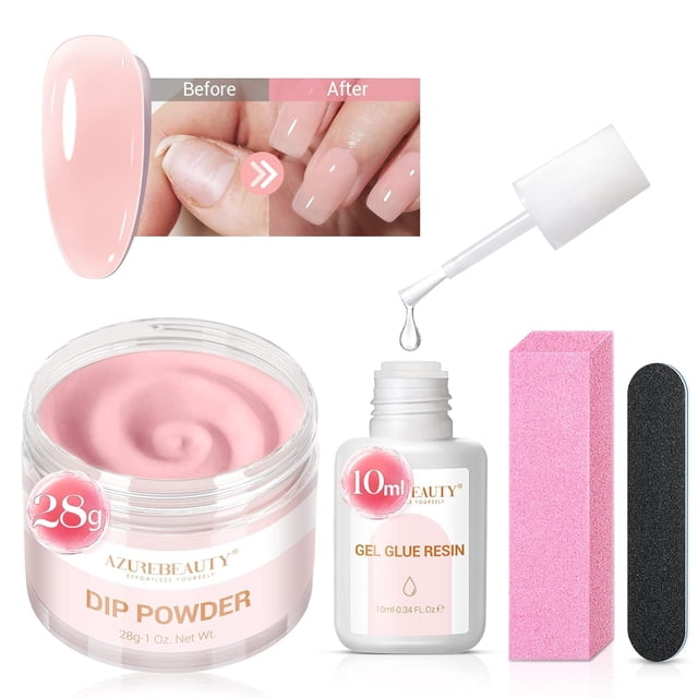 Kit de reparación de uñas AZUREBEAUTY Uñas rotas, agrietadas y débiles