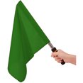 thumbnail image 3 of Drapeau d'Arbitre en Acier Inoxydable Drapeau de Commandement Drapeau de signal Rouge Poignée en Éponge performance de Patrouille Spéciale, 3 of 5