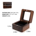 thumbnail image 2 of Mgaxud Wooden Ring Box - Elegant Engagement Ring Box with Velvet Lining for Wedding Proposal and Safe Storage, 2 of 7