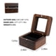 thumbnail image 3 of Caja para anillos, joyero, caja de madera para anillos, caja para anillos de compromiso con 1 ranura, caja para anillos de boda, elegante y retro, caja para anillos para propuesta de matrimonio., 3 of 7