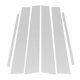 thumbnail image 1 of 6 Piezas de Moldura de Ventana del Pilar de la Puerta para Lexus CT200h 2011-2019 Pegatina Antirrayones del Pilar Izquierda Derecha Delantera Trasera Tono Plateado, 1 of 7