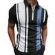 thumbnail image 1 of Playeras Deportivas Para Hombre, Camiseta De Verano Con Estampado A Rayas Para Hombre, Camiseta De Manga Corta Con Cuello Vuelto, 1 of 4