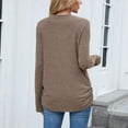 thumbnail image 6 of zbxnLI Womenss Sweatshirts Crew Neck Long Sleeve Shirts Tunic Tops Casual Loose Pullover Fall Winter Soft Top, 6 of 7