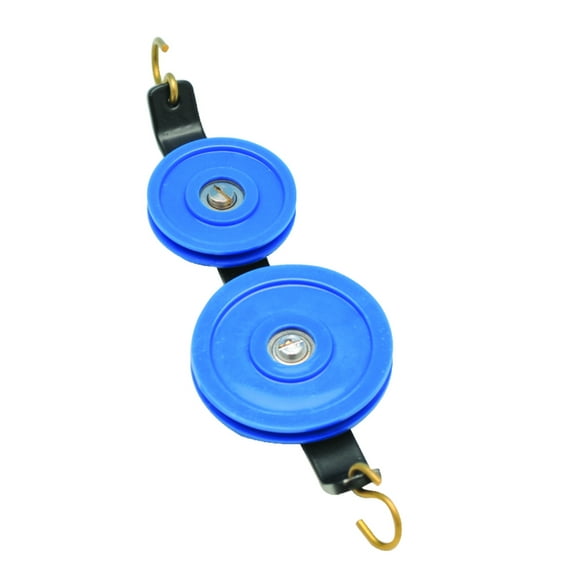 Eisco Labs Plastic Pulley, Low Friction, Double in Tandem, 38 and 50mm dia.