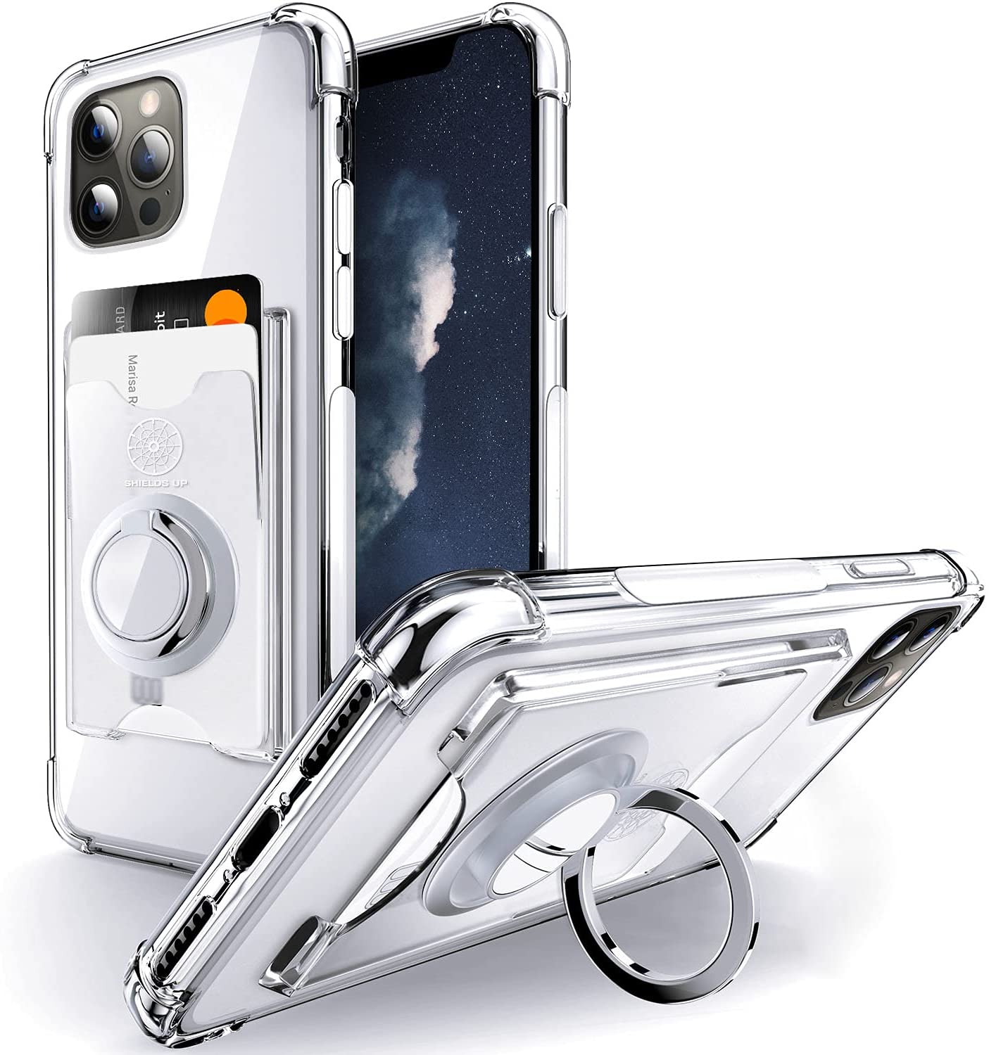 Shields Up For Apple Iphone 13 Pro Max Case Clear With Card Holder Ring Kickstand Minimalist Wallet Slim Shockproof Protective Phone Case Clear Walmart Com Shields Up For Apple Iphone 13 Pro Max Case Clear With Card Holder Ring Kickstand Minimalist Wallet Slim Shockproof Protective Phone Case Clear Walmart Com