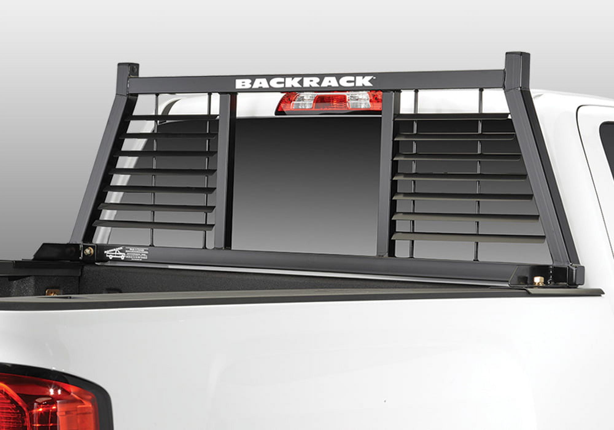 BACKRACK 143LV HALF LOUVER FRAME ONLY, HW KIT REQUIRED Fits select: 1999-2016 FORD F250, 1999-2016 FORD F350