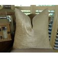thumbnail image 4 of Thomas Collection White Purple Taupe Linen Embroidered Geometric Pillow - 11180, 4 of 5