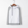 thumbnail image 2 of Gibobby Sudadera con Capucha para Mujer, Sudaderas de manga larga con capucha para mujer, suéteres de forro polar, sudaderas con bolsillos(Blanco,CH), 2 of 4