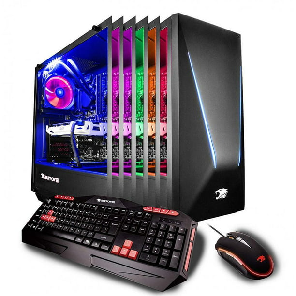 iBUYPOWER Pro Gamer Computer Desktop PC Intel i9-9900k 8-Core 3.6 GHz,  Geforce RTX 2070 8GB, 16GB DDR4 RAM, 1TB HDD, 240GB SSD, Z370, Liquid  Cooling, 