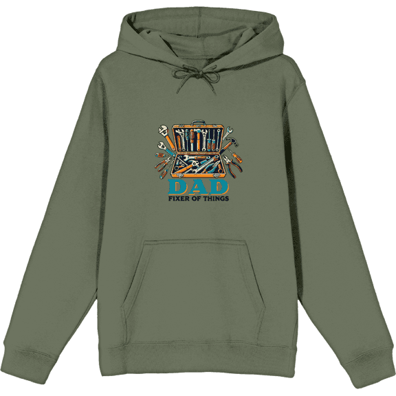Dad Fixer Of Things
Adult Olive Long Sleeve Hoodie-Small