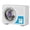 White, variant on Personal Desk Fan, 5 Speeds & 3 Light Modes, 90° Adjustable Tilt & Wall Mountable, Type-C Charging, Quiet Table Fan for Home Office Bedroom Travel, White