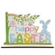 thumbnail image 4 of Style 7 Adorno de madera de Pascua, huevo de conejito colorido, artesanía, decoración del hogar, 4 of 5
